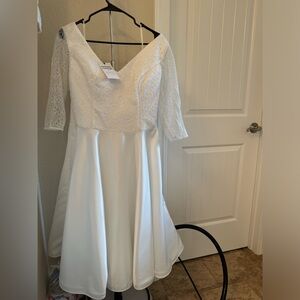 Dolly Couture X Unique Vintage Wedding Dress Size Large 10/12